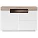Credenza Laminata In Color Legno Chiaro / bianco Marlin - Foto miniatura 18