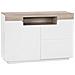 Credenza Laminata In Color Legno Chiaro / bianco Marlin - Foto miniatura 1