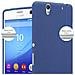 Custodia Compatibile Con Sony Xperia C4 In Frost Blu Scuro - Coperchio Protettivo In Silicone Tpu Flessibile - Foto miniatura 3