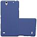 Custodia Compatibile Con Sony Xperia C4 In Frost Blu Scuro - Coperchio Protettivo In Silicone Tpu Flessibile - Foto miniatura 4