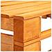 Panca Da Giardino Angolare Con Pallet Legno Marrone Miele - Foto miniatura 4