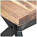 Tavolo da Pranzo 160x80x75 cm Legno Massello con Finitura Miele - Foto miniatura 5