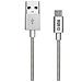 USB-Type-C v2.0 cable braided 1,5m silver 1 - Foto miniatura 1