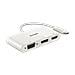 Replicatore di Porte e Docking Station per Notebook DUB-V310 Cablato USB 3.2 di Tipo C - Bianco - Foto miniatura 1