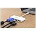 Replicatore di Porte e Docking Station per Notebook DUB-V310 Cablato USB 3.2 di Tipo C - Bianco - Foto miniatura 3
