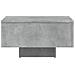 Tavolino da Salotto Grigio Cemento 60x60x31,5 Legno Multistrato - Foto miniatura 3