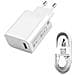 Caricabatterie Originale Da Casa Con Cavo Type C Mdy-10-el 27w White Bulk - Foto miniatura 3