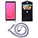 Catena Di Telefoni Cellulari Compatibile Con Samsung Galaxy A6 Plus 2018 In Unicorn - Coperchio Protettivo In Silicone Con Anelli D'argento, Cinturino In Corda E Custodia Staccabile - Foto miniatura 7
