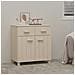 Credenza Marrone Miele 79x40x80 Cm In Legno Massello Di Pino - Foto miniatura 3