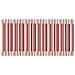 Tappeto Passatoia Tessuto Jacquard Linea Emozioni Disegno Rigato Line Rosso 57x280 Rosso - Foto miniatura 1