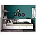 Letto Modulare 90 X 190/200 Cm Con Vani Portaoggetti Bianco E Naturale - Liara - Foto miniatura 2