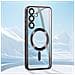 Cover Magsafe Per Samsung Galaxy S24 Silicone Fotocamera Protetta - Foto miniatura 2