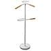Servo Muto Moderno Legno E Metallo,servomuto,appendiabiti Indossatore Per Camera Da Letto E Spogliatoio,multifunzionale,dimensioni P25x44x108 Cm (bianco) - Foto miniatura 1