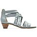 Sandali Donna Mena Silk In Pelle Grigio 39 - Foto miniatura 1