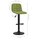 Sgabelli da Bar 2 pz Verde Chiaro in Velluto - Foto miniatura 10