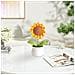 Ornamento Fatto A Mano All'uncinetto Con Vaso Di Girasole - Decorazione Per La Casa Con Girasole Finto   Modello 1 - Foto miniatura 2