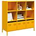 Credenza Giallo Senape 101,5x39x103,5 Cm In Acciaio - Foto miniatura 1