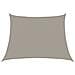 Vela Parasole 160 g/m² Trapezio Grigio Chiaro 4/5x3 m in HDPE - Foto miniatura 1