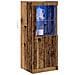 Sideboard  con luci LED in legno antico 41x37x100 cm - Foto miniatura 3
