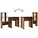 Scrivania Legno vecchio 131.5 x 50 x 106.5 cm Legno multistrato - Foto miniatura 7