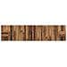 Testata con Comodino 3 pcs Legno vecchio Legno multistrato - Foto miniatura 7