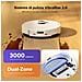Q10 S5 Robot Aspirapolvere, 10.000Pa, Panno Sollevabile, Pulizia VibraRise 2.0 (3000 volte /min), Anti-groviglio, Evitamento degli Ostacoli, Strategie dei Tappeti, Controllo APP, Bianco - Foto miniatura 9