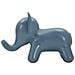 Sgabello Elephant A Forma Di Elefante In Plastica Blu Grigio - Foto miniatura 3