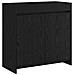 Mobiletto da Bagno Sotto Lavabo Rovere Nero 78,5 x 37,5 x 81 cm - Foto miniatura 1