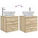 Mobile Lavabo da Parete Rovere Sonoma 49,5 x 44,5 x 66,5 cm - Foto miniatura 7