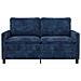 Divano Blu navy 156 x 81 x 87,5 cm Poliestere - Foto miniatura 3