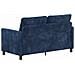 Divano Blu navy 156 x 81 x 87,5 cm Poliestere - Foto miniatura 5