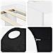 Letto alto per bambini con storage Bianco e Nero - Foto miniatura 9