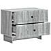 Armadio da Notte con cassetto Grigio Sonoma 62 x 34,5 x 47,5 cm - Foto miniatura 3