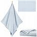 Asciugamano Toscana 70x140 cm 450 g /m² azzurro - Lussuoso, antibatterico, morbido - Foto miniatura 8
