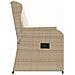 Panchina da giardino 2 pz Beige polyrattan - Foto miniatura 4