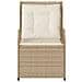 Panchina da giardino 2 pz Beige polyrattan - Foto miniatura 10