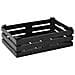 Set 2 Cestini Simplybox 22x14x7 Nero - Foto miniatura 1