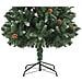 Albero di Natale Artificiale Pigne e Brillantini Bianchi 180 cm - Foto miniatura 7