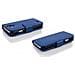 Custodia Compatibile Con Samsung Galaxy Mega 6.3 In Blu Reale - Coperchio Protettivo In Ecopelle Testurizzata E Tasca Per Carte Di Credito - Foto miniatura 3