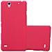 Custodia Compatibile Con Sony Xperia C4 In Frost Rosso - Coperchio Protettivo In Silicone Tpu Flessibile - Foto miniatura 1