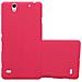 Custodia Compatibile Con Sony Xperia C4 In Frost Rosso - Coperchio Protettivo In Silicone Tpu Flessibile - Foto miniatura 4
