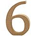 Numero, H: 8 Cm, Mdf, 6, 1 Pezzo. - Foto miniatura 2