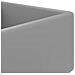 Lavabo Troppopieno Cubico Grigio Chiaro Opaco 41x41cm Ceramica - Foto miniatura 2
