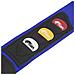 Guitar Strap Con Pick Supporti Scelte - Blu - Foto miniatura 2