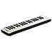 P-37ebk Pianica - Portable 37 Tasti Melodica Con Bocchino E Custodia Per Adulti Principianti E Ritentano In Black - Foto miniatura 3