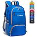30l Leggero Packable Zaino Water Resistant Escursionismo Daypack Piccolo Viaggio Zaino Pieghevole Di Campeggio Sacchetto Esterno (blu Scuro)  - Foto miniatura 1