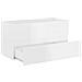 Mobile Lavabo Bianco Lucido 90x38,5x45 cm in Legno Multistrato - Foto miniatura 5