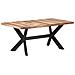Tavolo da Pranzo 180x90x75 cm Legno Massello con Finitura Miele - Foto miniatura 7