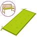 Cuscino Panca Giardino Verde Brillante 120x50x3cm Tessuto - Foto miniatura 1
