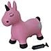 Animale salterino Unicorno rosa fucsia con pompa - Foto miniatura 1